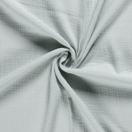 Double Gauze Fabric | Plain Light Mint