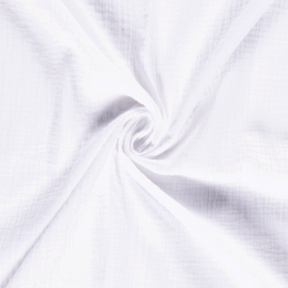 Double Gauze Fabric | Plain Optical White