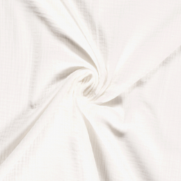 Double Gauze Fabric | Plain Light Ivory