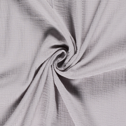 Double Gauze Fabric | Plain Light Grey