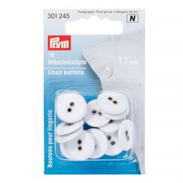 Linen Buttons - Fabric Covered, 17mm | Prym