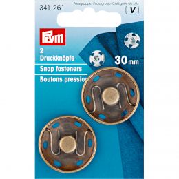 30mm Ant. Brass Metal, Snap Fasteners | Prym