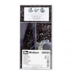 15mm Black Oxidised | Anorak Press Fasteners Multipack | Prym