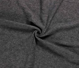 Boiled Wool Fabric | Dark Grey Melange