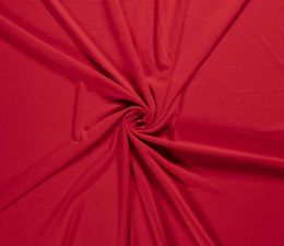 Deluxe Sweatshirt Fabric Plain | Red