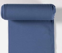 Tubular Jersey Fabric Plain | Indigo