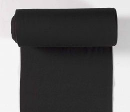 Tubular Jersey Fabric Plain | Black
