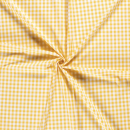 Stitch It, 1 cm Cotton Gingham Check | Yellow