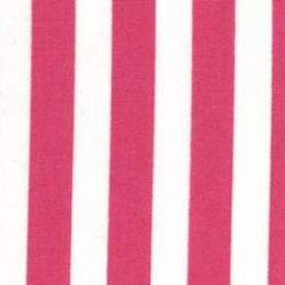 Classic Stripe Fabric | Cerise Pink