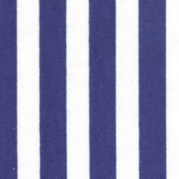 Classic Stripe Fabric | Royal Blue