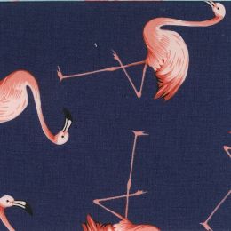 Nagai Fabric | Flamingo Navy