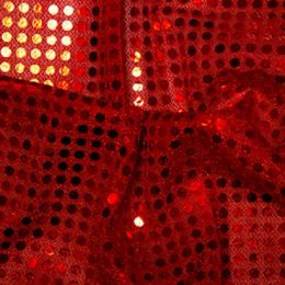 6mm Sequin Fabric | Red