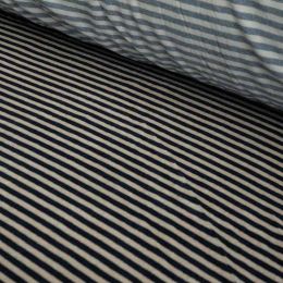 Velour Jersey Stripe | Liquorice Twist