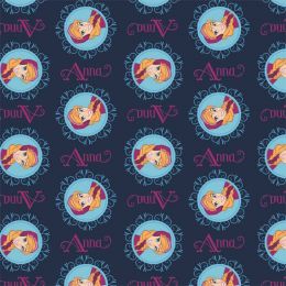 Disney Frozen Alpine Wonder | Anna Medallion Navy