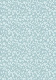 Bluebell Woods Reloved Fabric | Floral Silhouette Light Blue