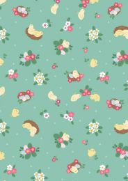 Bunny Hop Fabric | Chicks Spring Green