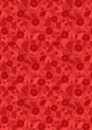 Poppies Fabric | Poppy Shadow Red