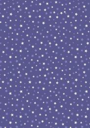 Haunted House Fabric | Glow In The Dark Stars Blue
