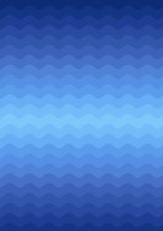 Moontide Fabric | Waves Blue