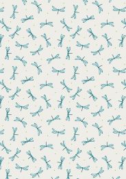 On The Lake Fabric | Dragonfly Cream