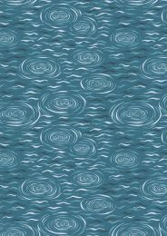 On The Lake Fabric | Lake Ripples Blue