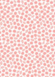 On The Lake Fabric | Lillies Pink