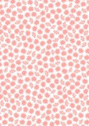 On The Lake Fabric | Lillies Pink