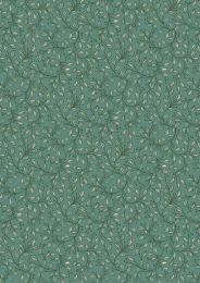 Lewis & Irene Honey Bee Fabric | Leaves Green