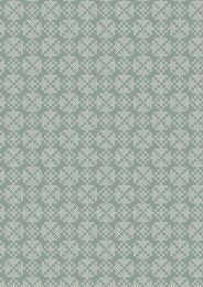 Lewis & Irene Folk Floral Fabric | Cross Stitch Iced Sage