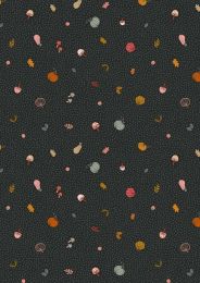 Lewis & Irene Snuggle Season Fabric | Little Pumpkins Dark Forest