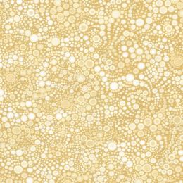 Effervescence Fabric | Circles & Dot Champagne