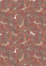 New Forest Winter Fabric | Deer & Hare Earth