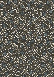 New Forest Winter Fabric | Berries Black