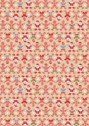 Gingerbread Season Fabric | Gingerbread People Butterscotch