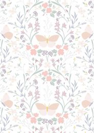Heart Of Summer Fabric | Floral Gathering White