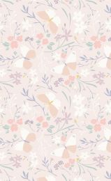 Heart Of Summer Fabric | Butterfly Dance Blush Pink