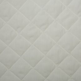 Classic Polycotton Fabric Quilted | Cream