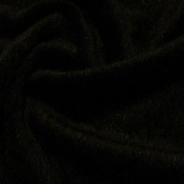 Mohair Touch Coating Fabric | Black