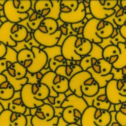 Printed Anti Pil Polar Fleece | Rubber Ducks!