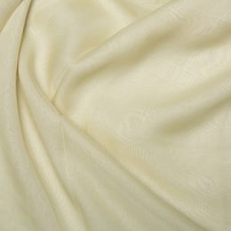 Chiffon Dress Fabric - Cationic | Cream