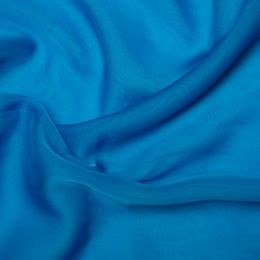 Chiffon Dress Fabric - Cationic | Kingfisher