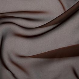 Chiffon Dress Fabric - Cationic | Brown