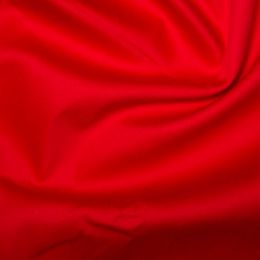 Cotton Sateen Stretch - Dressweight | Red
