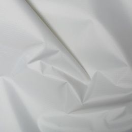 Rip-Stop Water-Resistant Fabric | White