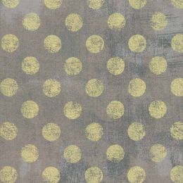 Moda Fabric Grunge Hits The Spot Metallic | Grey Couture