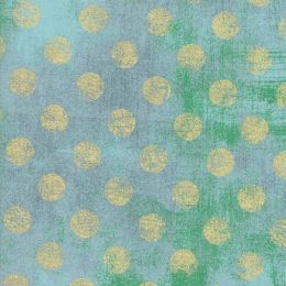 Moda Fabric Grunge Hits The Spot Metallic | Blue