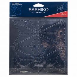 Sashiko Template 6 Inch Asa No Ha - Hemp Leaf