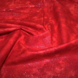 Sparkle Marble Blender Fabric | Ruby