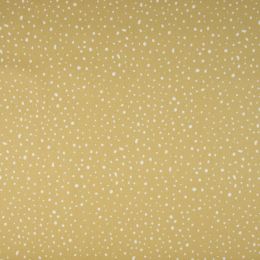Organic Cotton Fabric | Dots Dusty Yellow