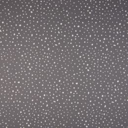 Organic Cotton Fabric | Dots Grey